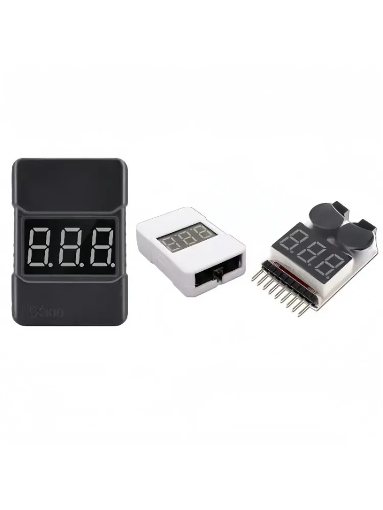Modelo de avión, batería de litio eléctrica dos en uno con sonido BB, alarma de bajo voltaje, pantalla de potencia BX100 1-8S