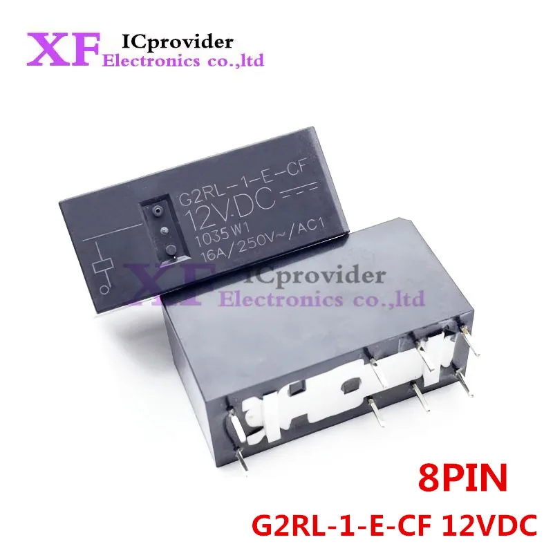 Original 5pcs Power Relay 16A 12VDC 8PINS G2RL-1-E G2RL-1-E-CF G2RL-1-E-CF-12VDC G2RL-1-E-CF-DC12V PIN8 Best quality ICprovider