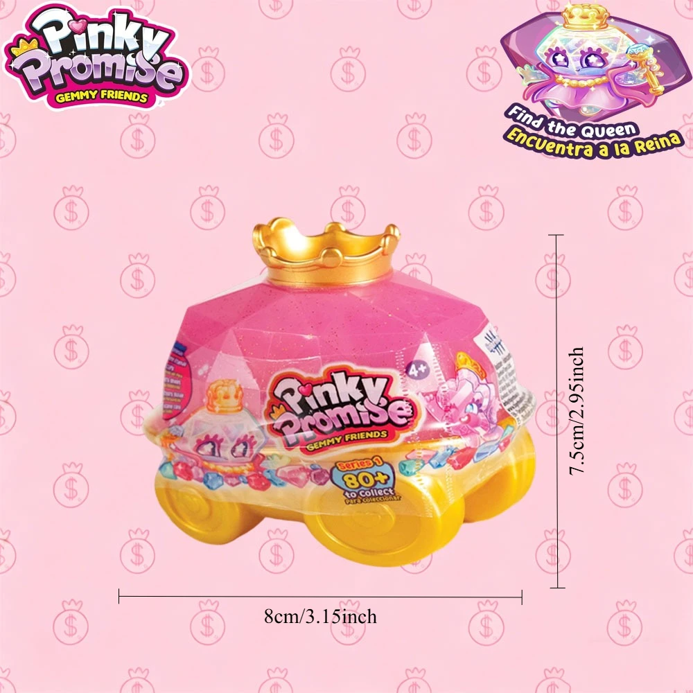 Pinky Promise Gemmy Friends Lovely Girl DIY Gemstone Hairpin Ring Bracelet Necklace Blind Box Gifts Toy Model Anime Collect view 2