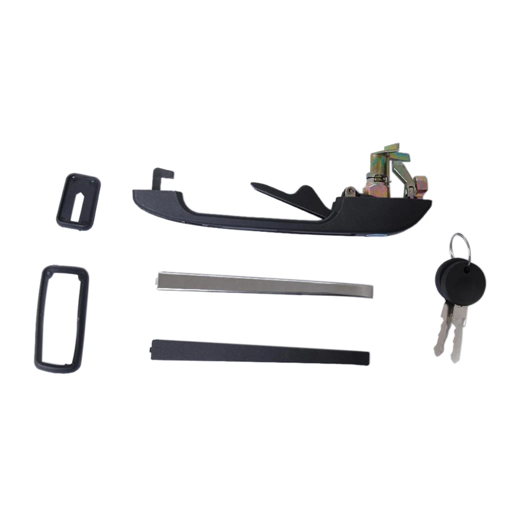 Front Right Outer Door Handle +Gaskets+Keys Kits for VW Golf Jetta MK1 MK2