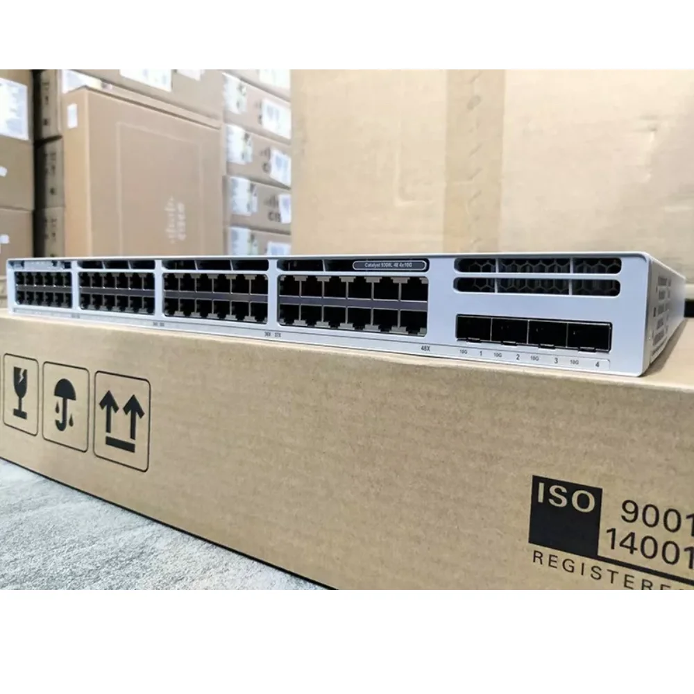 C9300L-48P-4G-A Brand New Cisco 4g Uplink Stackable PoE Managed Gigabit Ethernet Networking Switch C9300L 48P 4G a