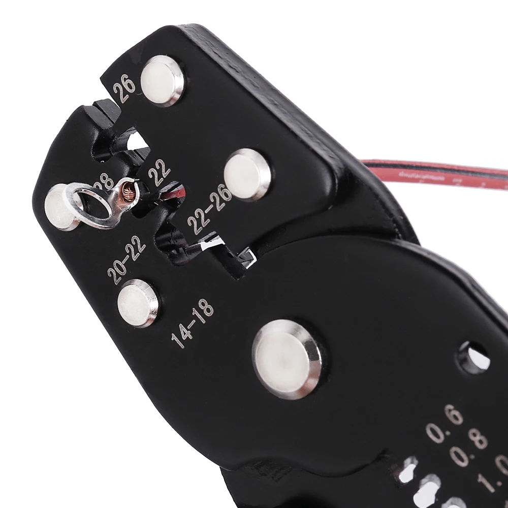 Imagem -04 - Junefor Friso Ferramenta Alicate de Friso Cortador de Descascador de Fio Crimper Multitool 1026awg Friso Alicate Terminal Edc Ferramentas Manuais