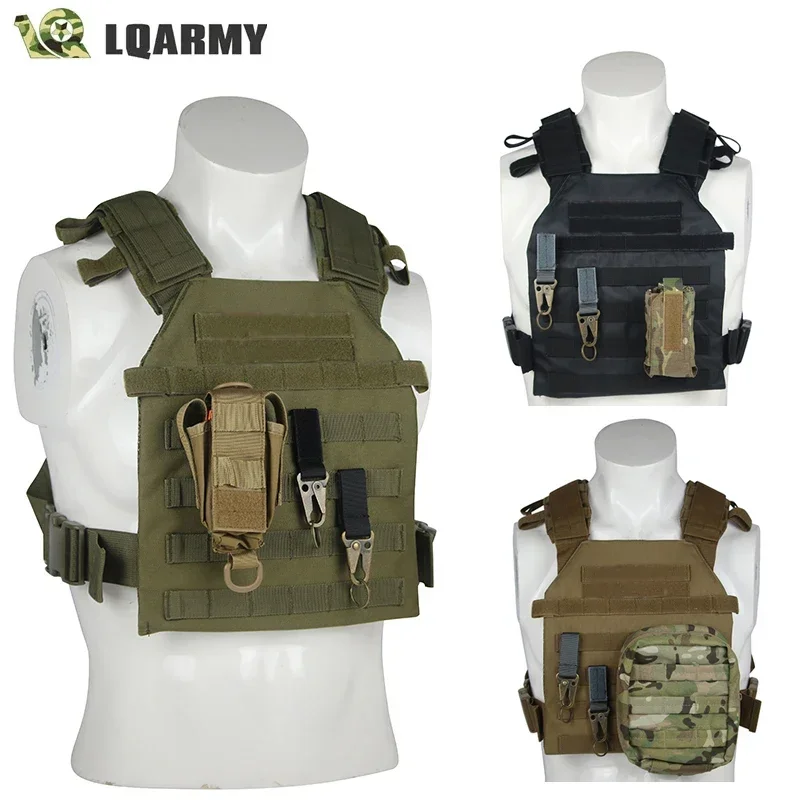 LQARMY wojskowa kamizelka taktyczna Airsoft kamizelki myśliwskie Molle Plate Carrier kamizelka treningowa na świeżym powietrzu sprzęt wojskowy