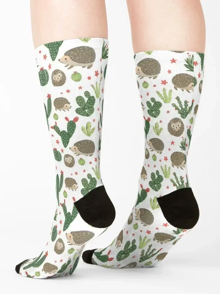 Prickly Friends Socks winter gifts short christmas stocking colored Socks For Man Women's