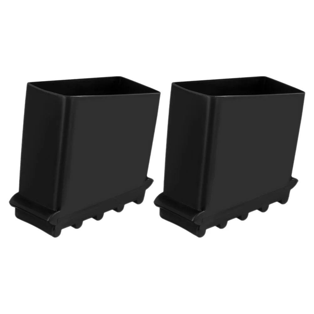 2 Pcs Ladder Foot Cover Replacement Flat Feet Stoppers Protective Pad Mats Rubber Pads Antislip Insulation Safety