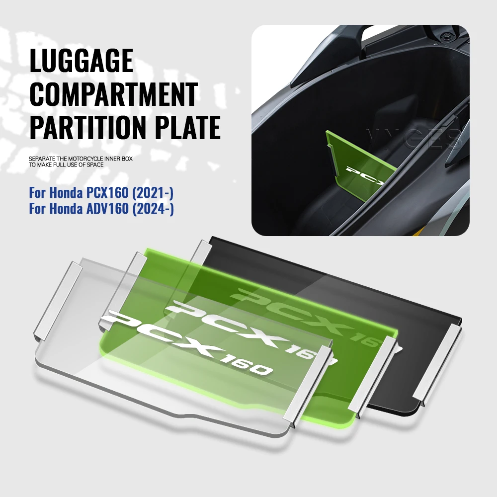 Luggage Compartment Partition Plate For Honda PCX160 PCX 160 2021- ADV160 ADV 160 Trunk Separator Compartment Isolation Plate