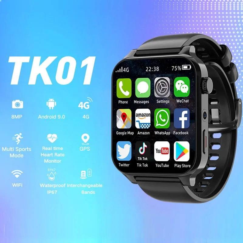 New Smart Watch Men Android 9.0 1.99\