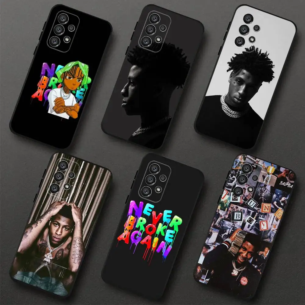

Y-Young Boy Never Broke Again Phone Case For Samsung S 25,24,23,22,30,21,10,9,Ultra,Plus,Lite,FE,4,5G Black Soft Case