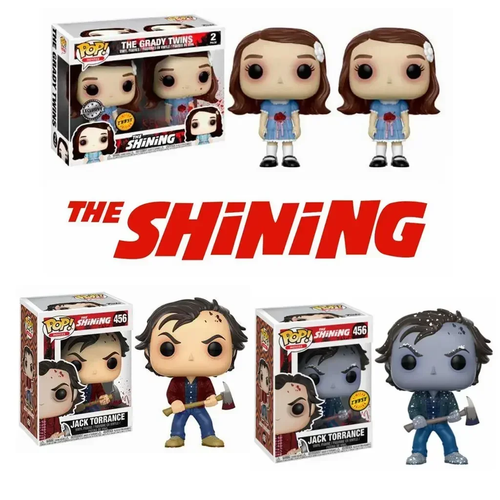 Funko Movie The Shining The Grady Twins Jack Torrance #456 PVC Action Figure Toys Vinyl Figure Twins Collection Model Gift Toy