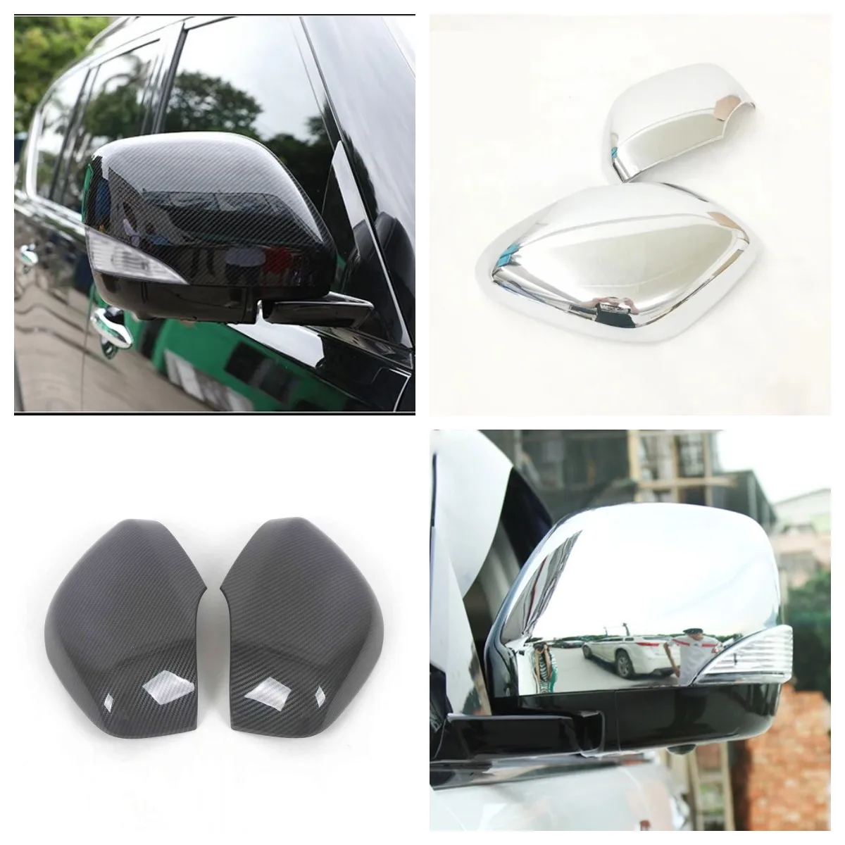 For Nissan Elgrand 2011 2012 2013 2014 2015 2016 - 2020 Rearview Mirror Cover Rear View Turning Mirrors Shell Frame Trim Sticker