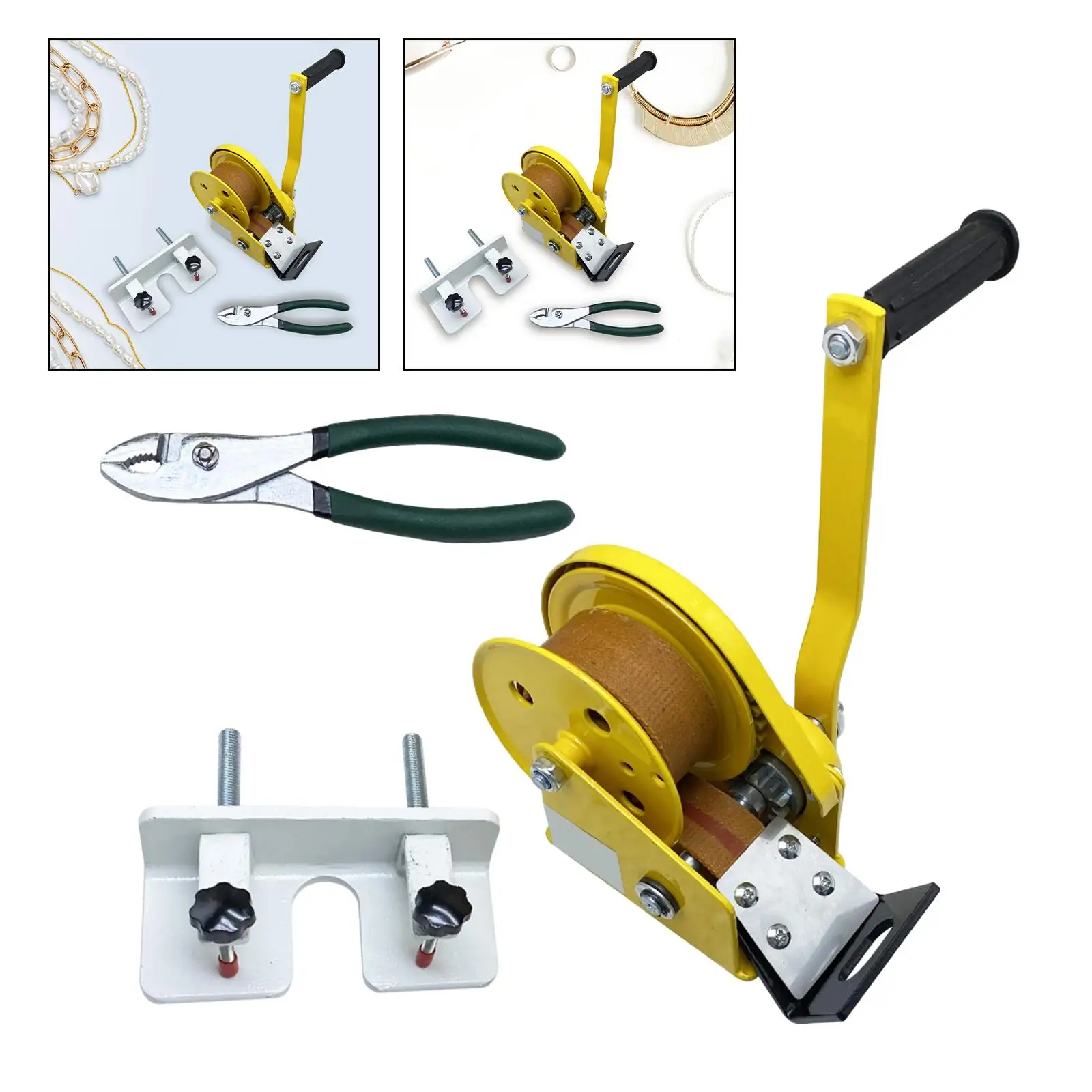 Wire Draw Machine Set Accessories for Fine Wires Necklaces Wire Drawplate