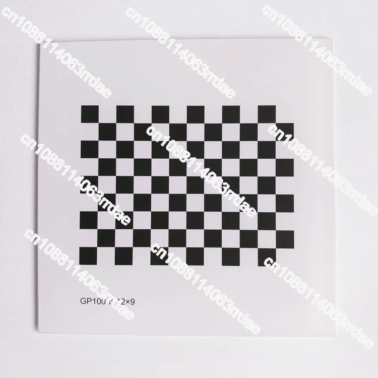 Checkerboard Grid Alumina Calibration Board Diffuse Reflection Non-reflective 12*9 Square Visual Optics Correction Board