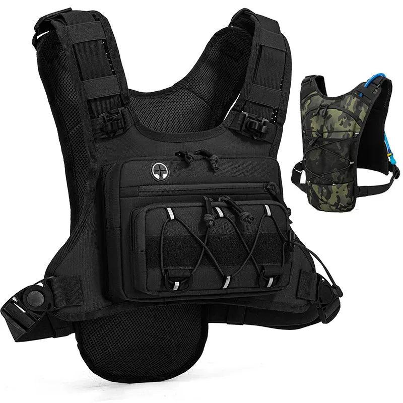 

Running Chest Pack Hydration Vest For Cycling Hiking Bicycle Race Marathon Bag Men Women Sports Tactical Pouch Camping Backpack
