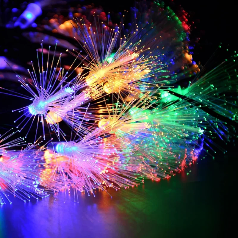 33FT Fiber Optic Fairy String Lights 100 LED Starburst Firework Light for Indoor Outdoor Wedding Garden, Patio, Party Decoratio