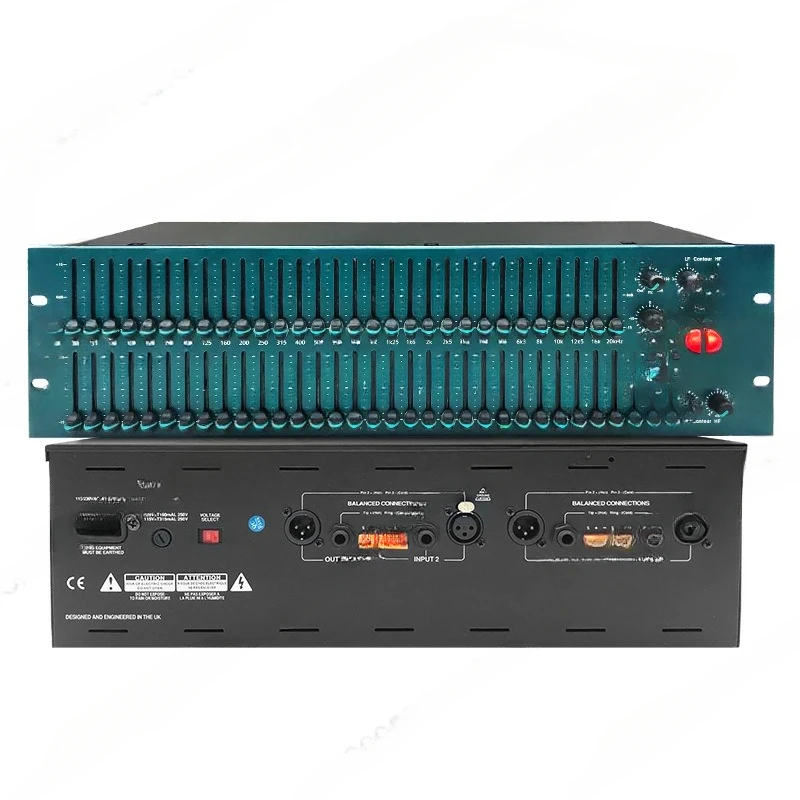 

FCS966 30-Band Graphic Equalizer Professional Home Stage Performance Wedding KTV Karaoke Conference Tuner