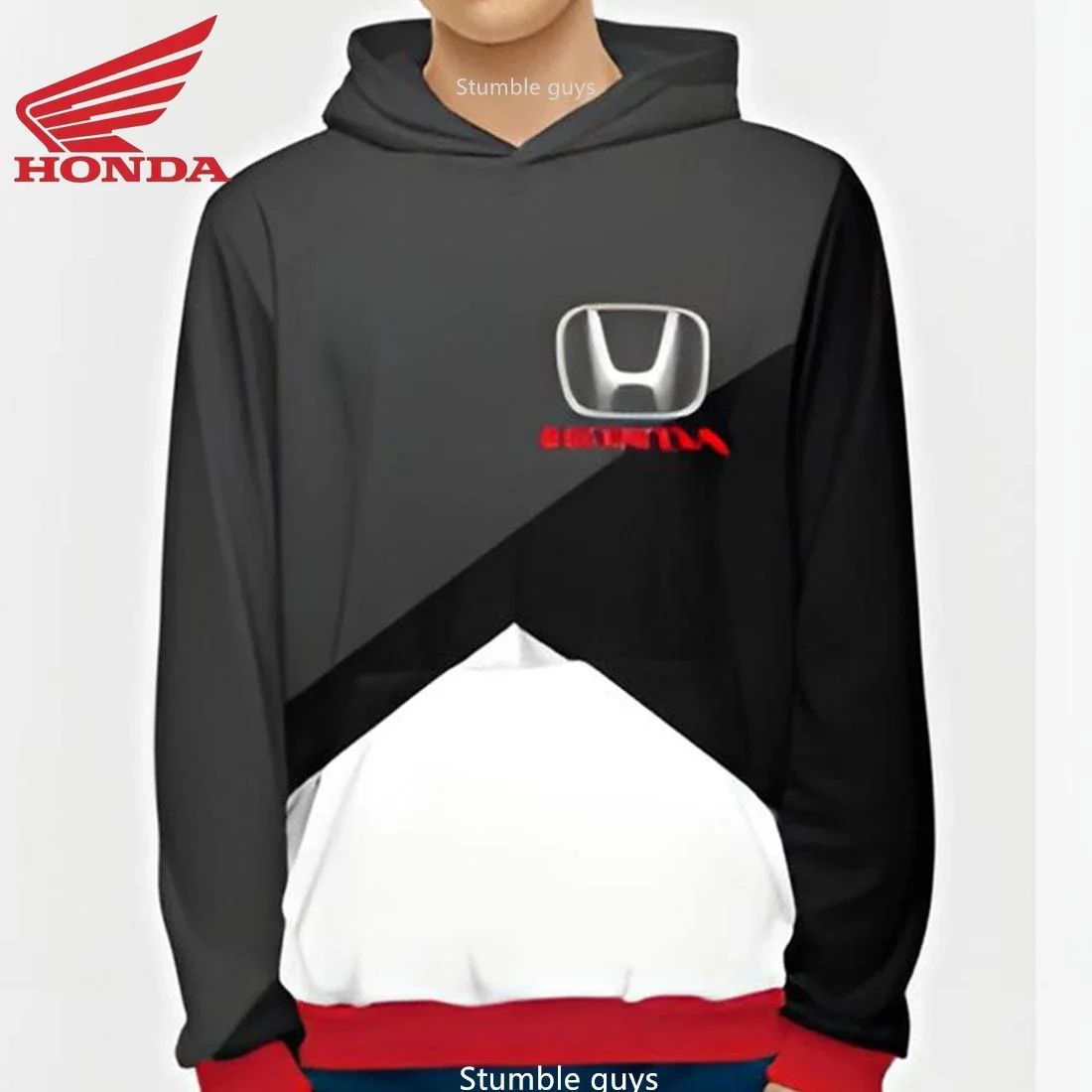 

Honda Men's Spring Autumn Hoodie Car Racing Graphic Sportswear For Home Casual & Weekend Wear