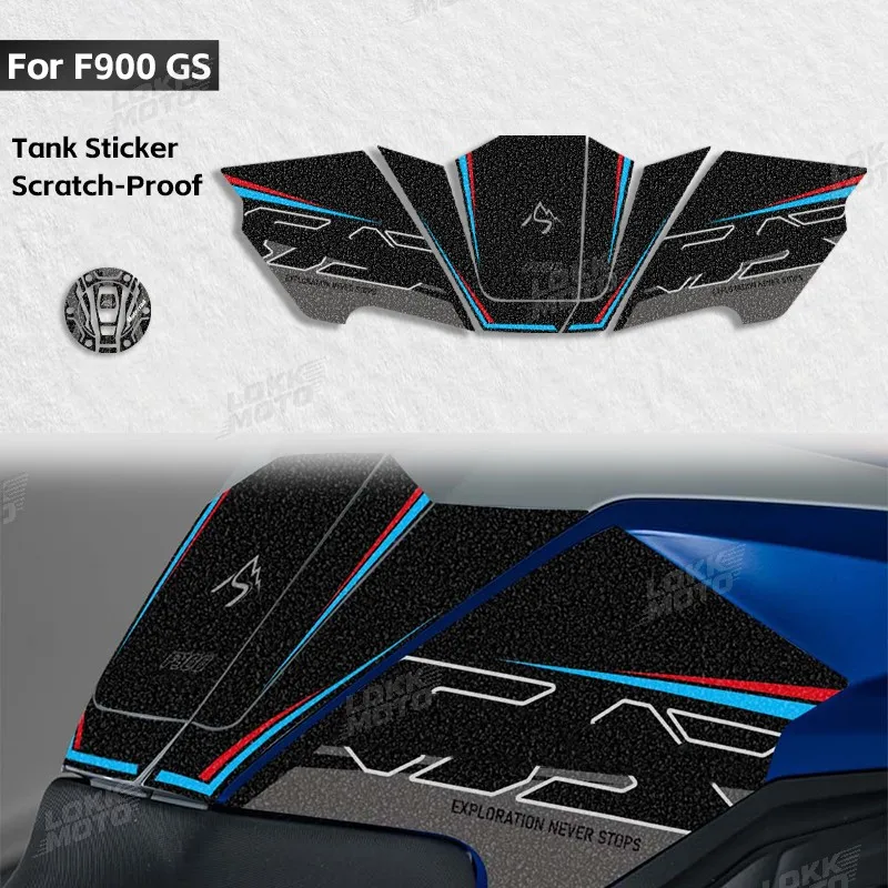  Motorcycle Fuel Tank Pad Frosted Protection Sticker Scratch-Proof Decorative Accessories Decal For F 900 GS F900 GS f900gs 2024