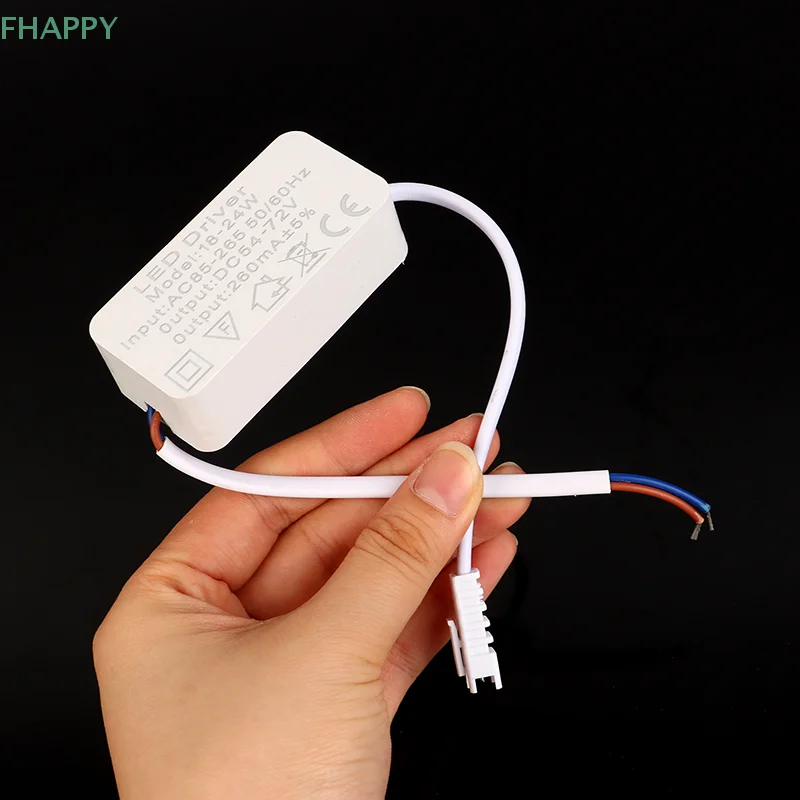 1 unidad 1-3W 3-5W 4-7W 8-12W12-18W 18-24W transformador de luz LED controlador adaptador de corriente de corriente constante tira de lámpara LED controlador de potencia