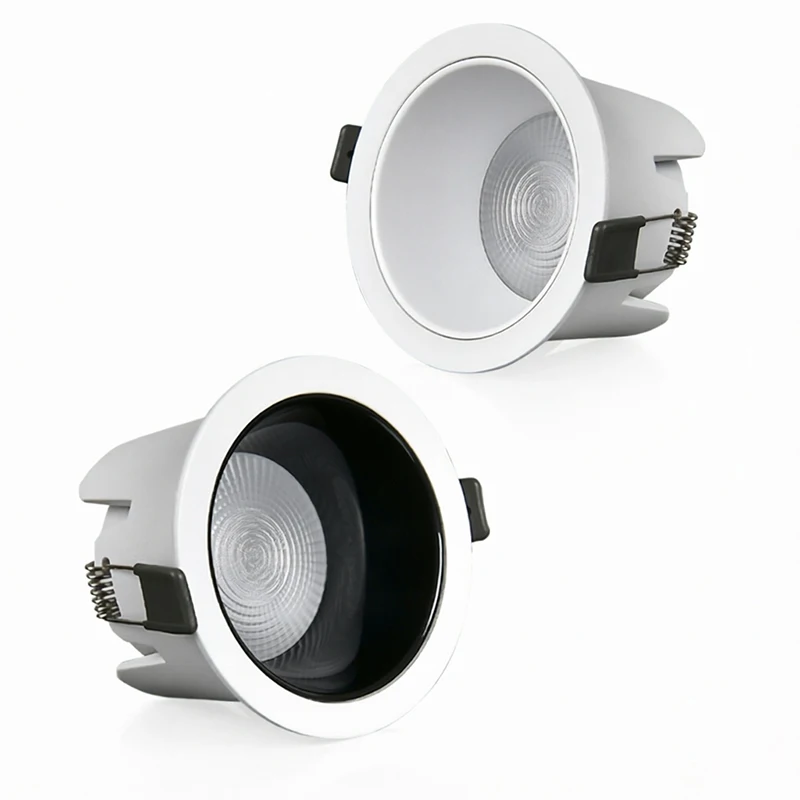 New Nordic Recessed LED Downlight 110V-240V Dimmable Ceiling Lamp 5W-18W CRI 90 Anti Glare COB Spot Lights For Home