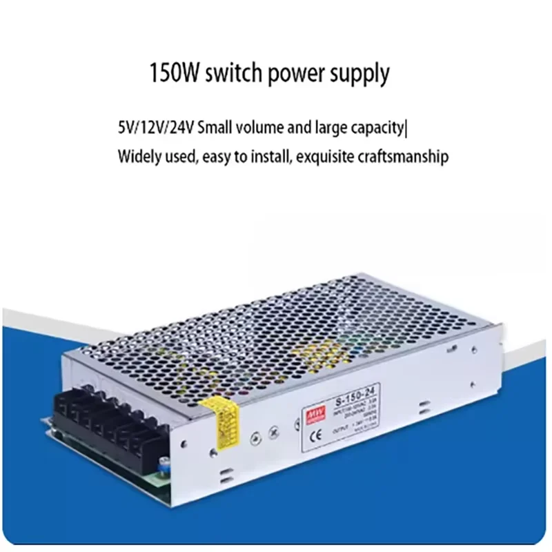 150W24V التبديل إمدادات الطاقة S-150-5V/12 فولت/24 فولت سائق إمدادات الطاقة تيار مستمر امدادات الطاقة AC220V إلى تيار مستمر