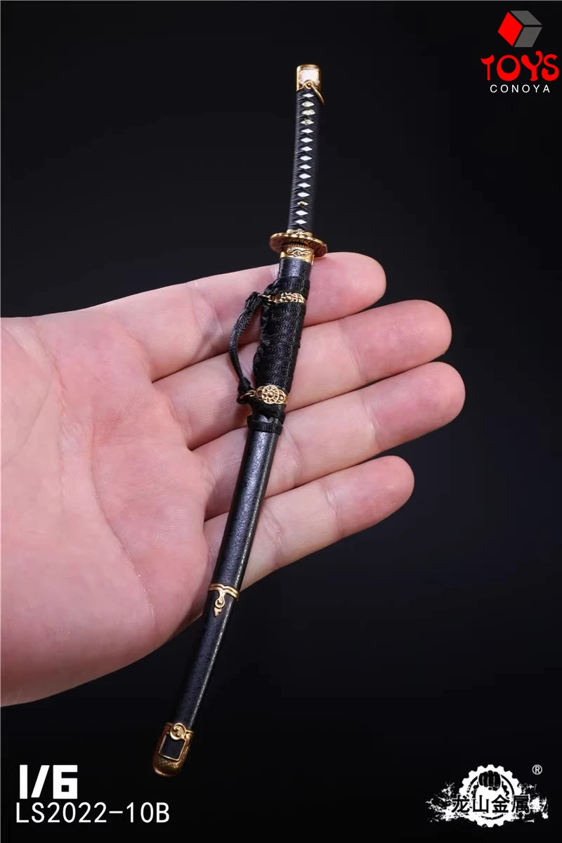 日本の武士の剣のナイフのおもちゃモデル、12インチの兵士のアクションフィギュア人形のシーンアクセサリー、本物のナイフではありません、LS2022-10、1/6スケール
