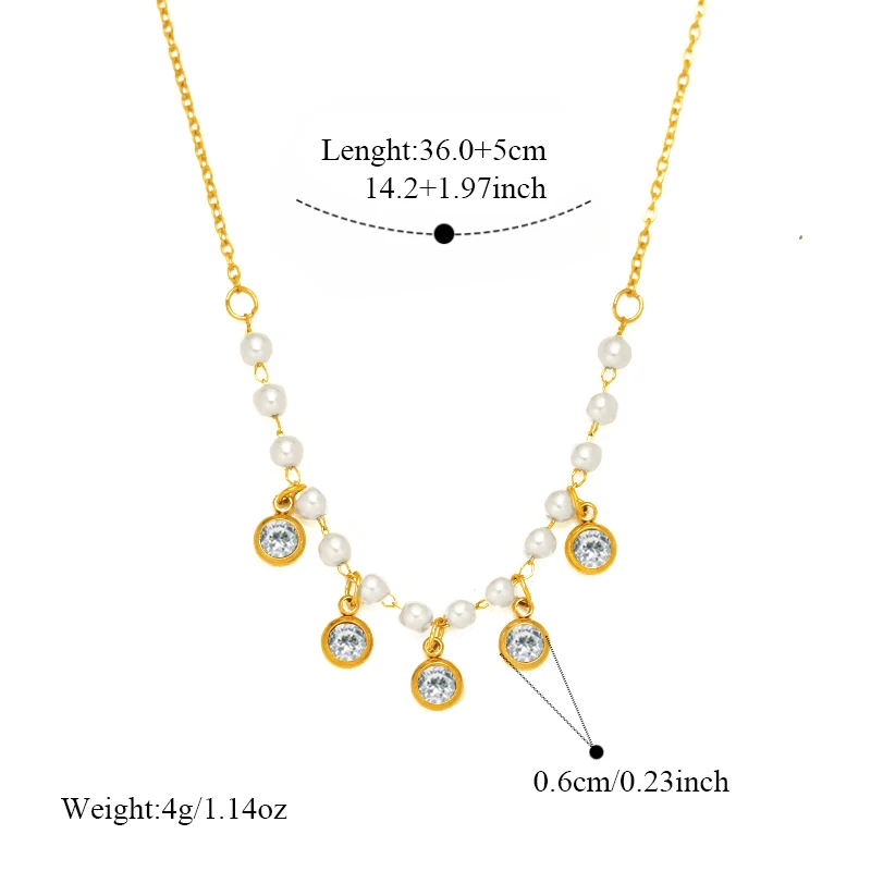 EILIECK Damen Minimalistisches Herz-Liebesanhänger Zirkon-Kettenhalskette 18K Gold PVD-beschichteter Edelstahl Modeschmuck Geschenk – Detail 13