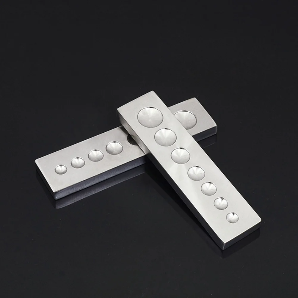 Ferramenta de configuração de rebite de aço inoxidável, 7 furos de diâmetro 6mm 7mm 8mm 9mm 10mm 12mm 15mm para fixadores, base de configuração de rebite