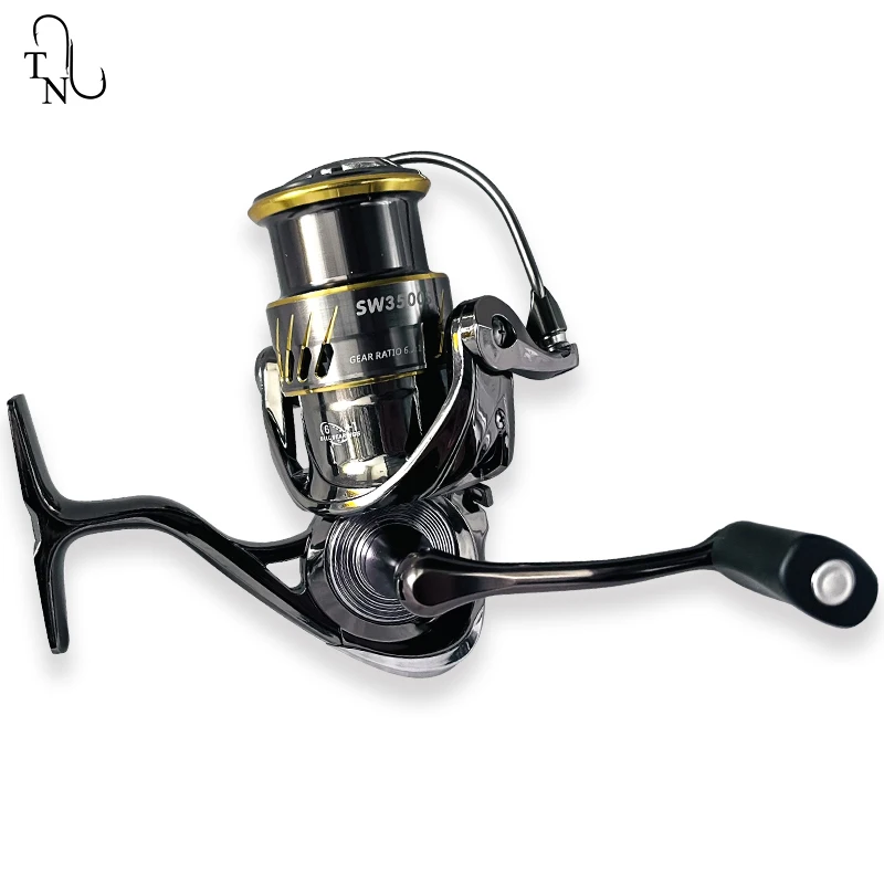 

TN54 SW2500S SW3500S Newest Fishing Reels Metal Body Spool Sea Fishing Rod Reel And Rod Combo Saltwater Fishing Spinning Reel