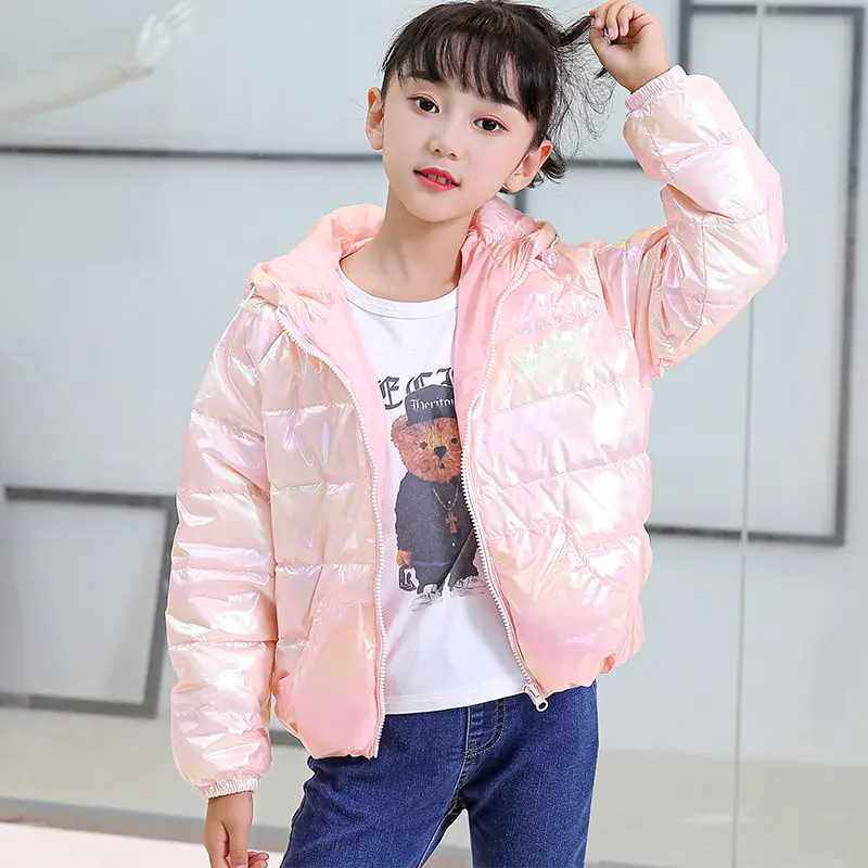 

NEW Boys Girls Jackets White Duck Down Spring and Autumn Fashion Sport Jacket Outwear Children Jacket Girls Clothes Warm Coat 4Y