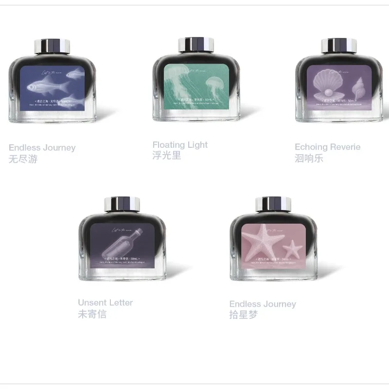 

New RIIMOO M10 Forgotten Sea Pen Carbon Free Color Dip Pen Handmade Color Comic Watercolor Paint Color Ink Does Not Block Pen