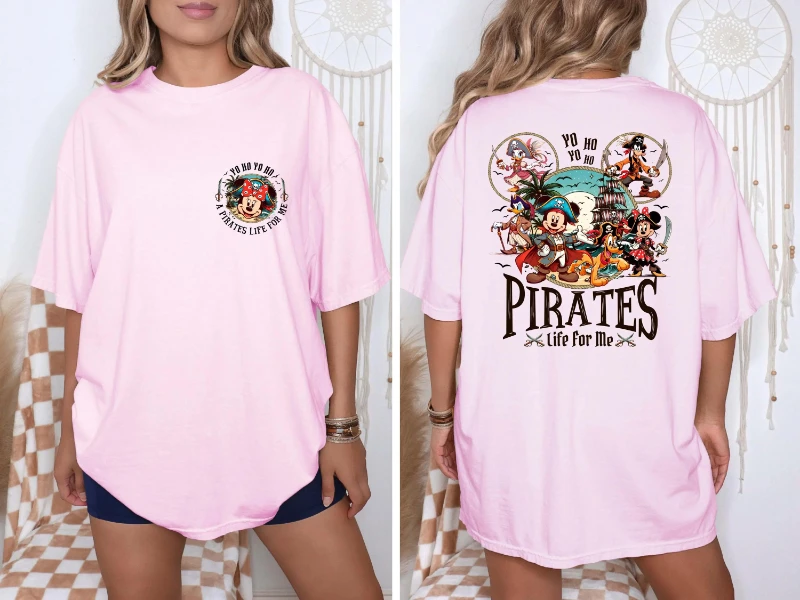 Potdemiel Yo Ho Yo Ho A Pirate's Life for Me, Disney Piratas de, Camiseta Caribe, Camiseta Mickey e Minnie Disney Cruise