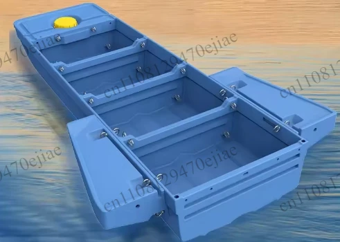 Portable Folding Fishing Boat | Heavy-Duty Thickened Plastic, Quick Car Mount Assembly, Eco-Friendly Outdoor Boat