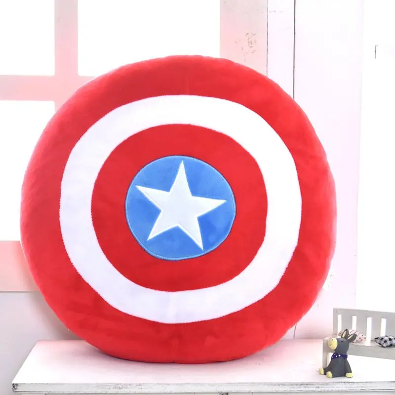 Captain America Schild Plüsch Kissen Hot Toys Hochpräzise Kreative Neue Film Anime Peripherie Schlaf Kissen Geschenk Großhandel