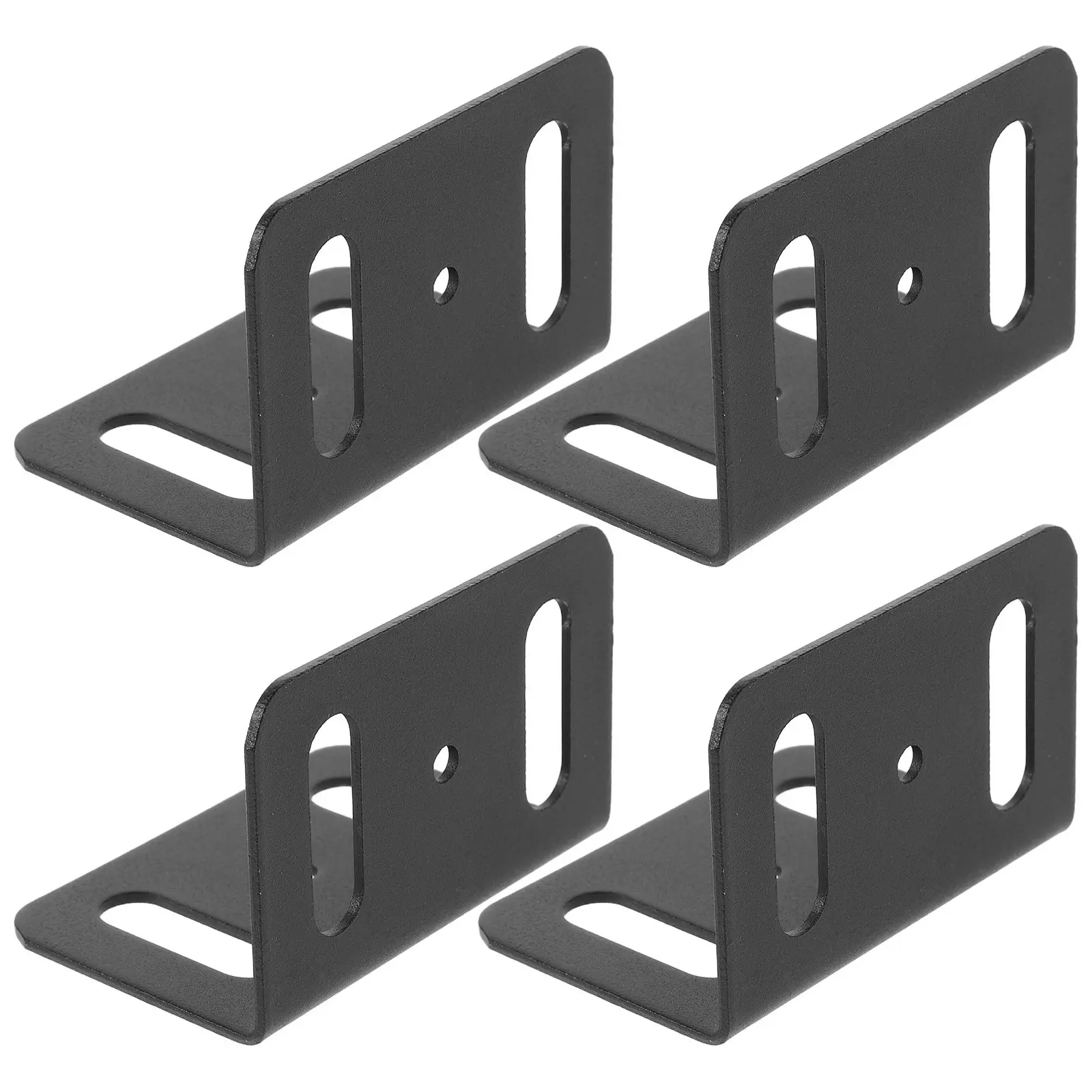 4Pcs Reinforced Iron Corner Brackets Right Angle L Shape for Wood Furniture Tables Chairs Bed Frames Shelves Heavy Duty