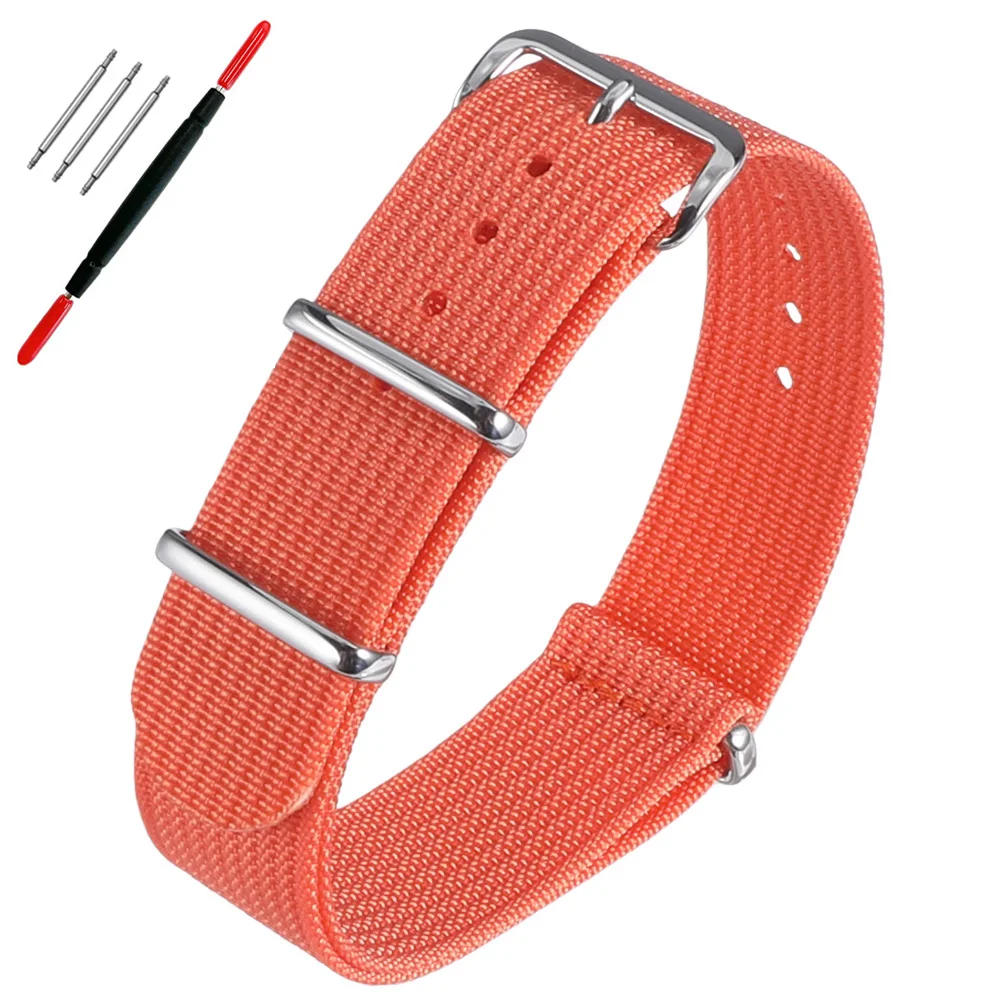 Neues geripptes Nylon-Uhrenarmband, universelles Segeltuch-Uhrenarmband 16mm 18mm 19mm 20mm 21mm 22mm 24mm, Militäruhrenarmband – Detail 26