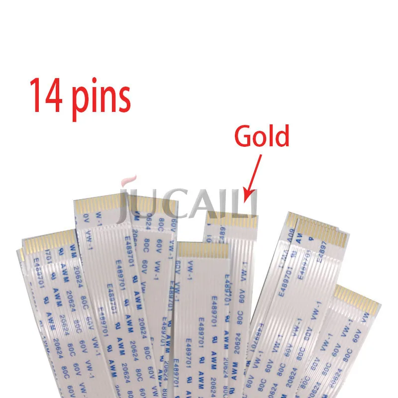 Jucaili 14Pins I3200 Printhead Cable 4720/I3200/I1600 for Solvent UV Flatbed Printer Print Head Cable
