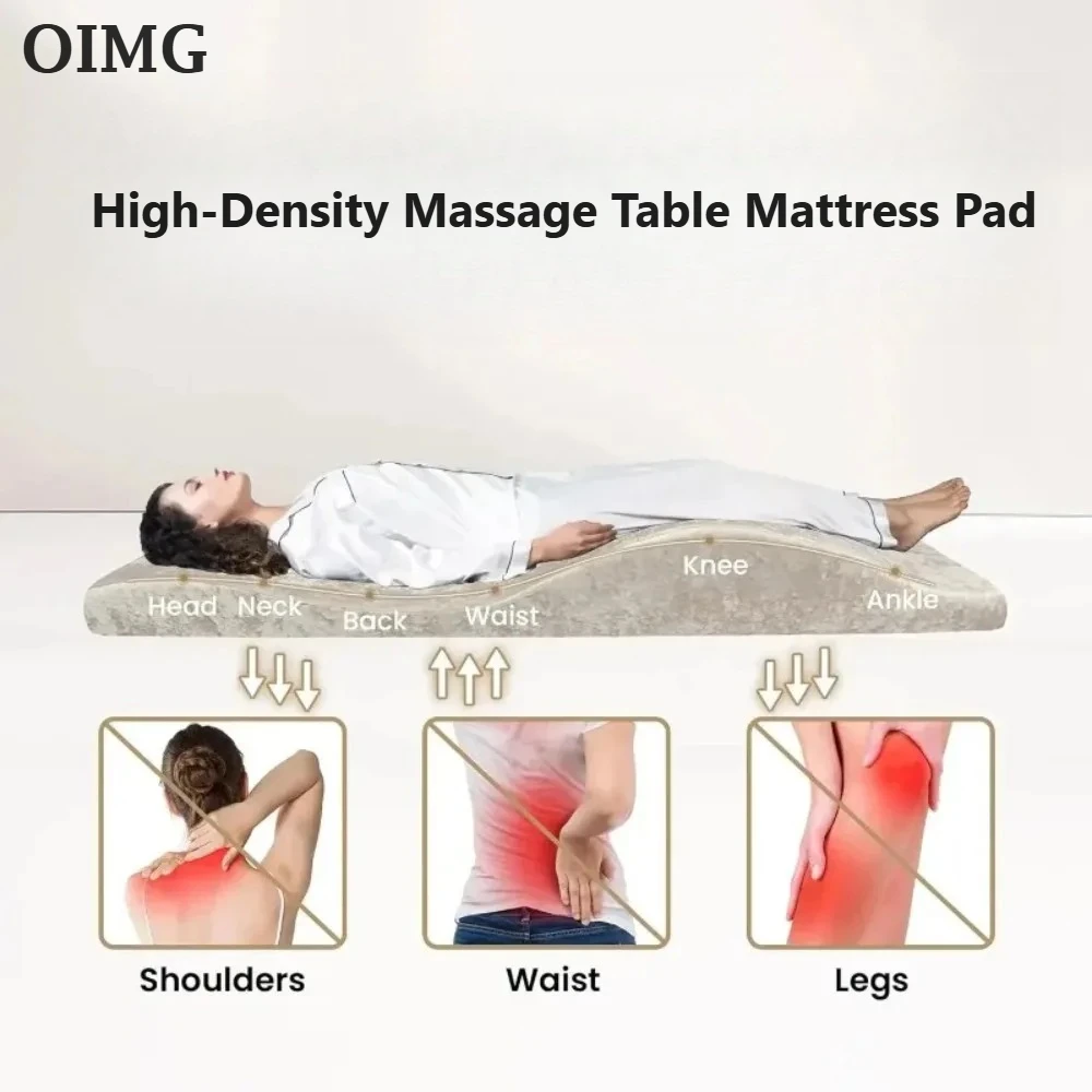 

Премиальный пенополиуретановый топпер для кушетки, матрас-подушка высокой плотности для массажного стола, эргономичная контурная подушка для салонов красоты и спа