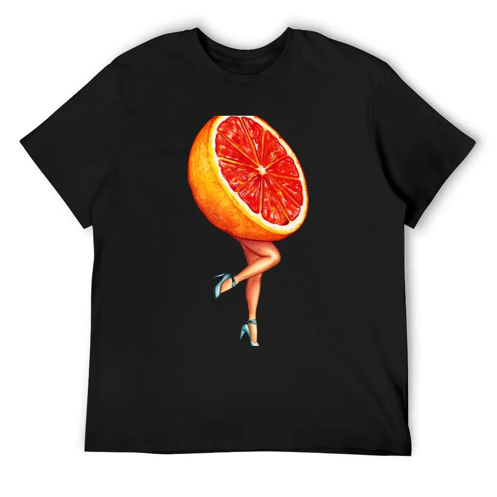 Fruit Stand - Grapefruit Girl T-Shirt for a boy customs graphics mens t shirt