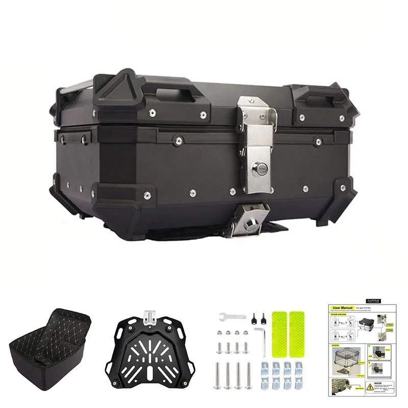 

25 liter electric bike trunk storage box, large capacity motorcycle trunk, electric scooter, aluminum alloy trunk