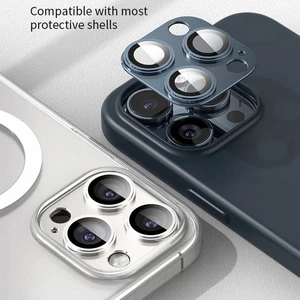 جراب iPhone معدني بالكامل ، زجاج مقسى ، واقي عدسة ل 15 Pro Max ، 16 ، 15 Pro Max ، غطاء خلفي أعلى 12 مبيعات مسدس لعبة الحديد - رقم 1