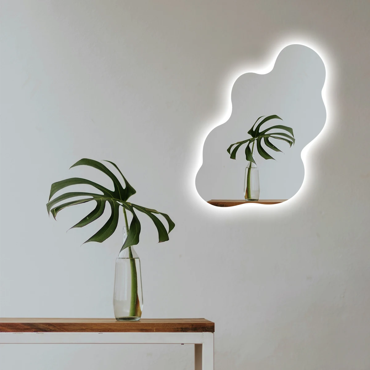 Specchio Neon Sign LED Neon Light per Wall Girl Room Signs Hanging Neon Sign camera da letto salone di bellezza decorazione specchio Back glowing