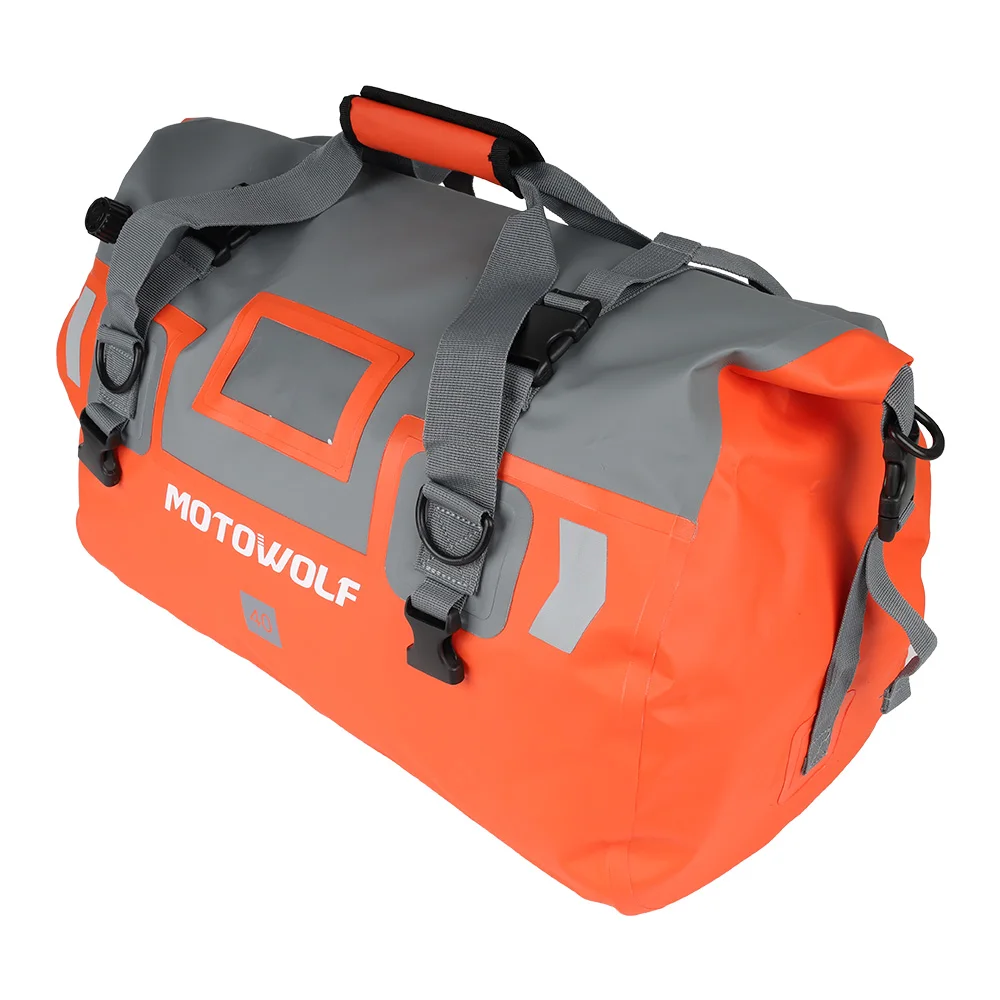 Universal Motorrad Schwanz Taschen 40L Wasserdichte Rücksitz Taschen Motorrad Roller Camping Radfahren Reise Trockenen Gepäck Roll Pack Tasche