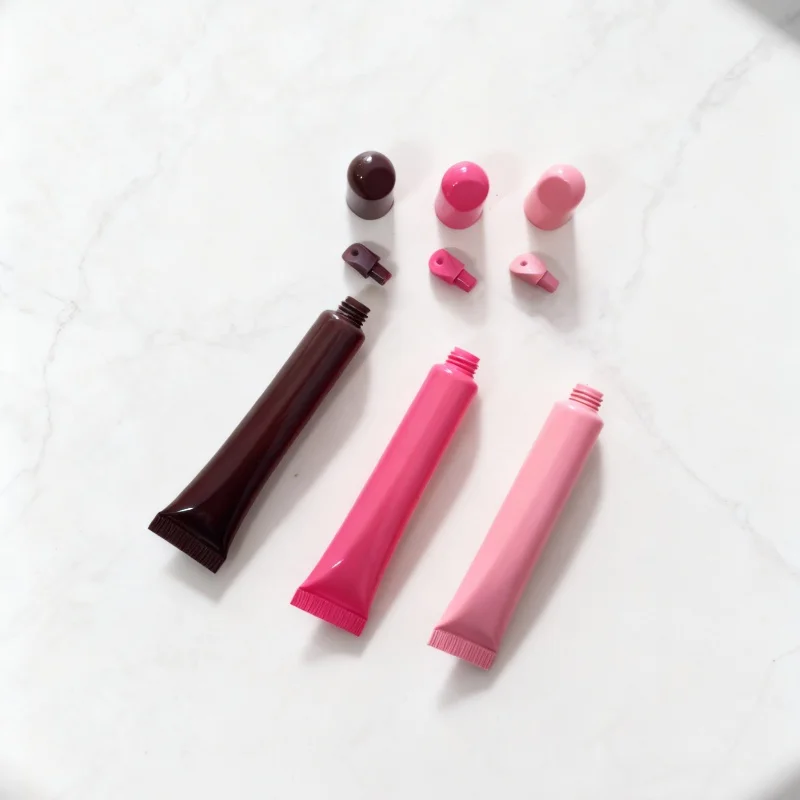 

10Pcs 10ml New Slanted Lip Tube Suitable for Lip Glaze Sample Trial Packaging of Cosmetics Packaging Materials