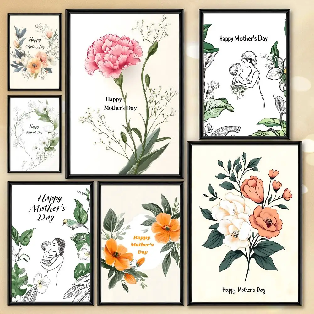 Pôster do dia das mães HD Anime tema quente cantor/OST/filme-autoadesivo à prova d'água decoração de casa