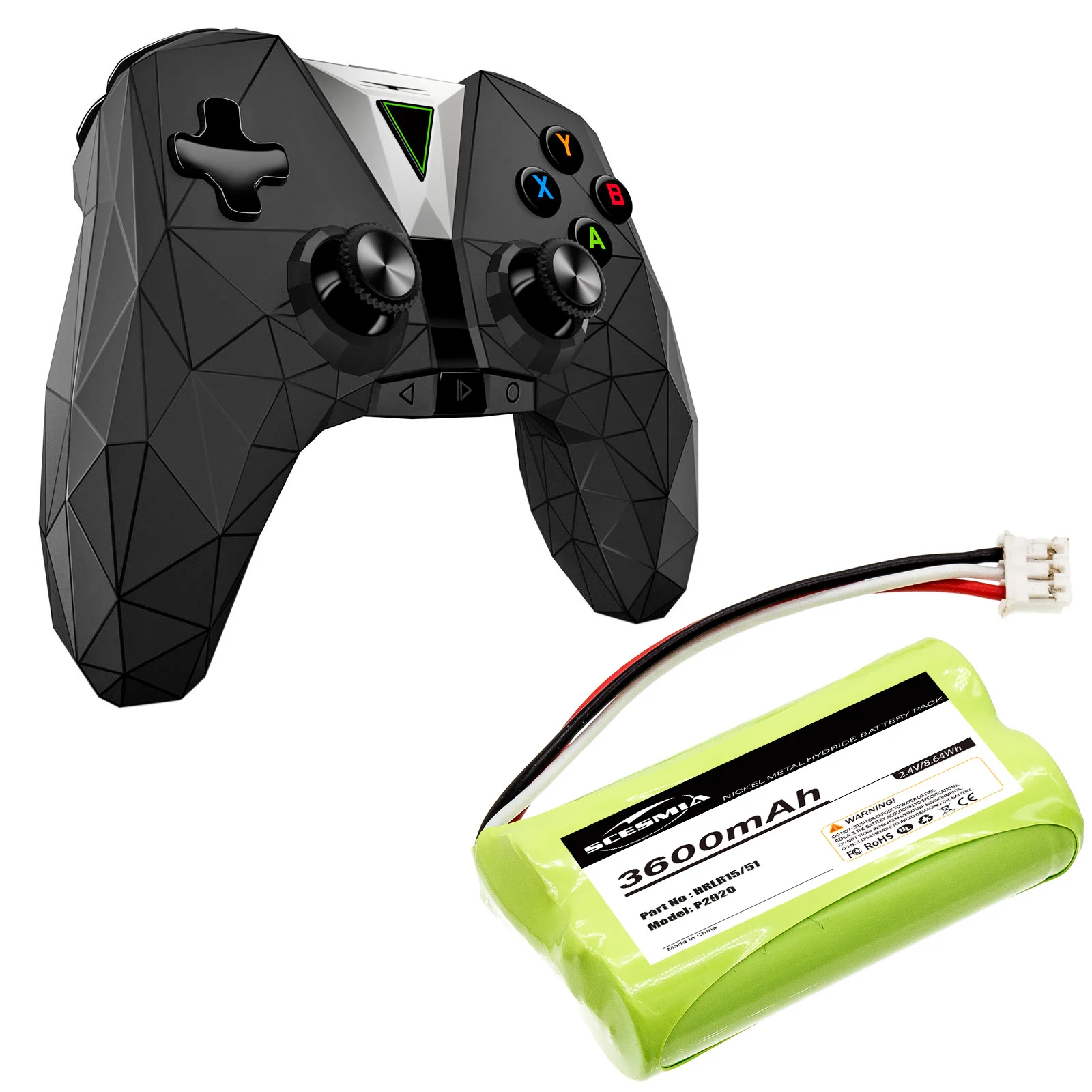 3600mAh Battery For Nvidia HFR-50AAJY1900x2(B)  HRLR15/51 Shield Game Controller  Shield TV Game Controller  P2920 view 6