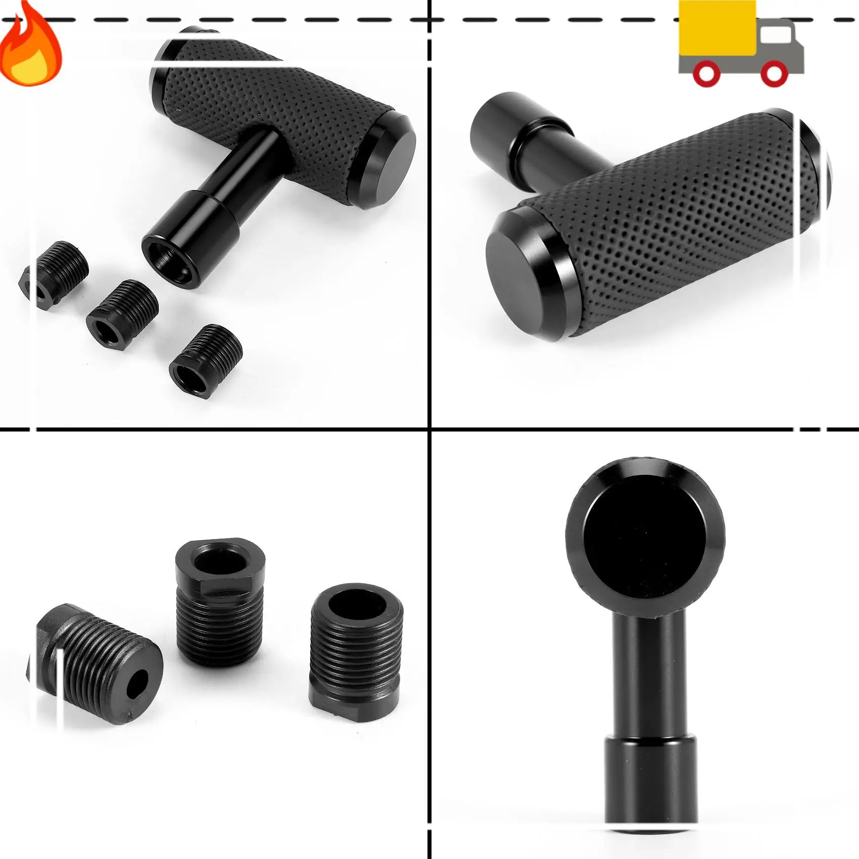 

Discount-Black Car Shift Knob Aircraft Joystick Transmission Racing Gear For Toyota