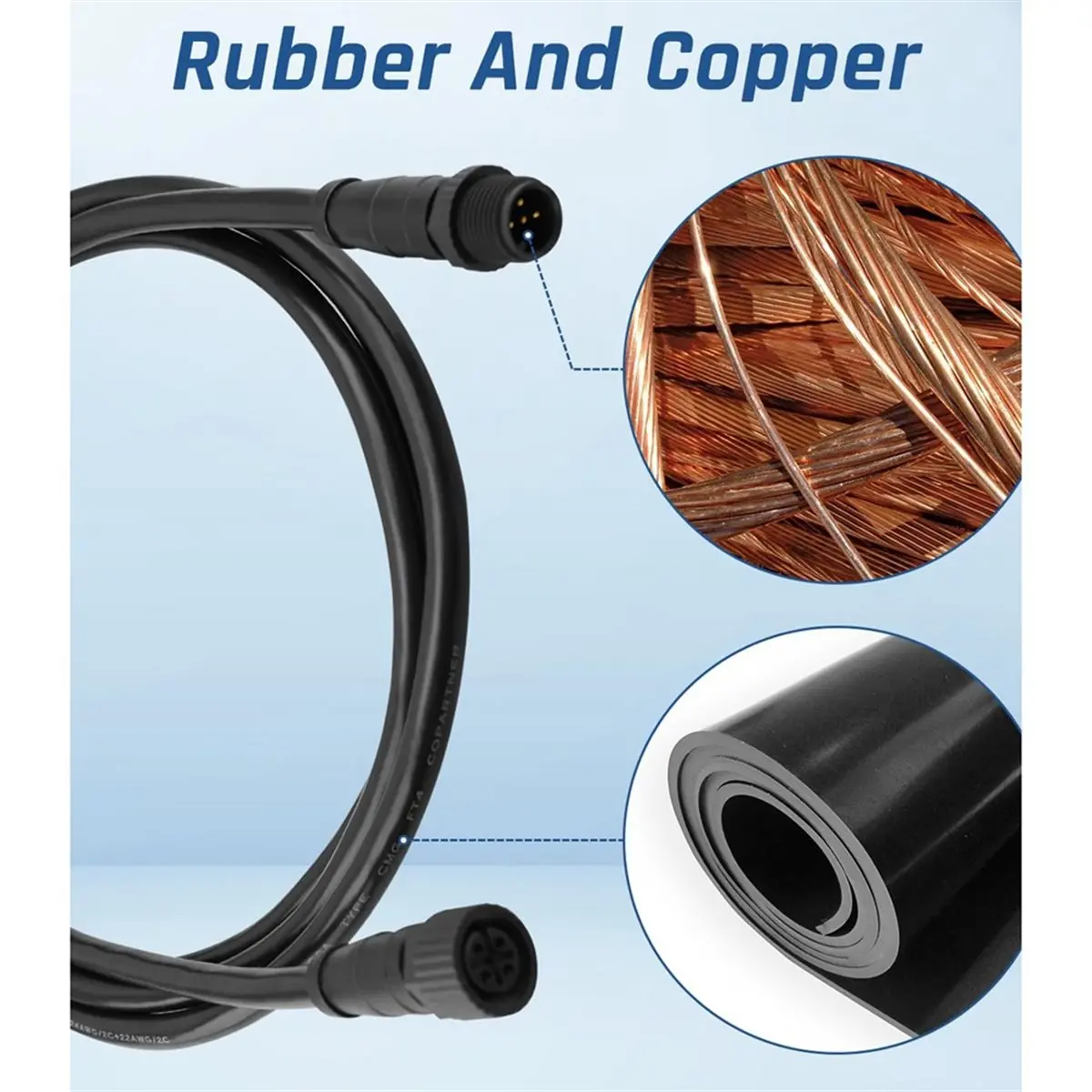 2026 New NMEA 2000 2 Meter Backbone Drop Extension Cable 5 Pin Marine Grade IP67 Fit Network