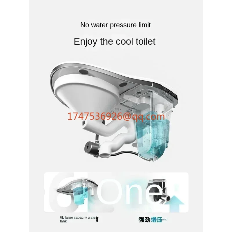 Power Smart Toilet Fully Automatic Integrated Toilet Apartment Villa  Hotel Personality and Creativity