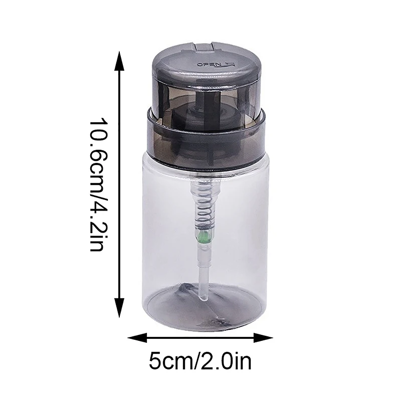 Empty Pump Dispenser Liquid UV Gel Polish Nail Art Polish Clean Bottle Polish Cleanser Remover Bottle