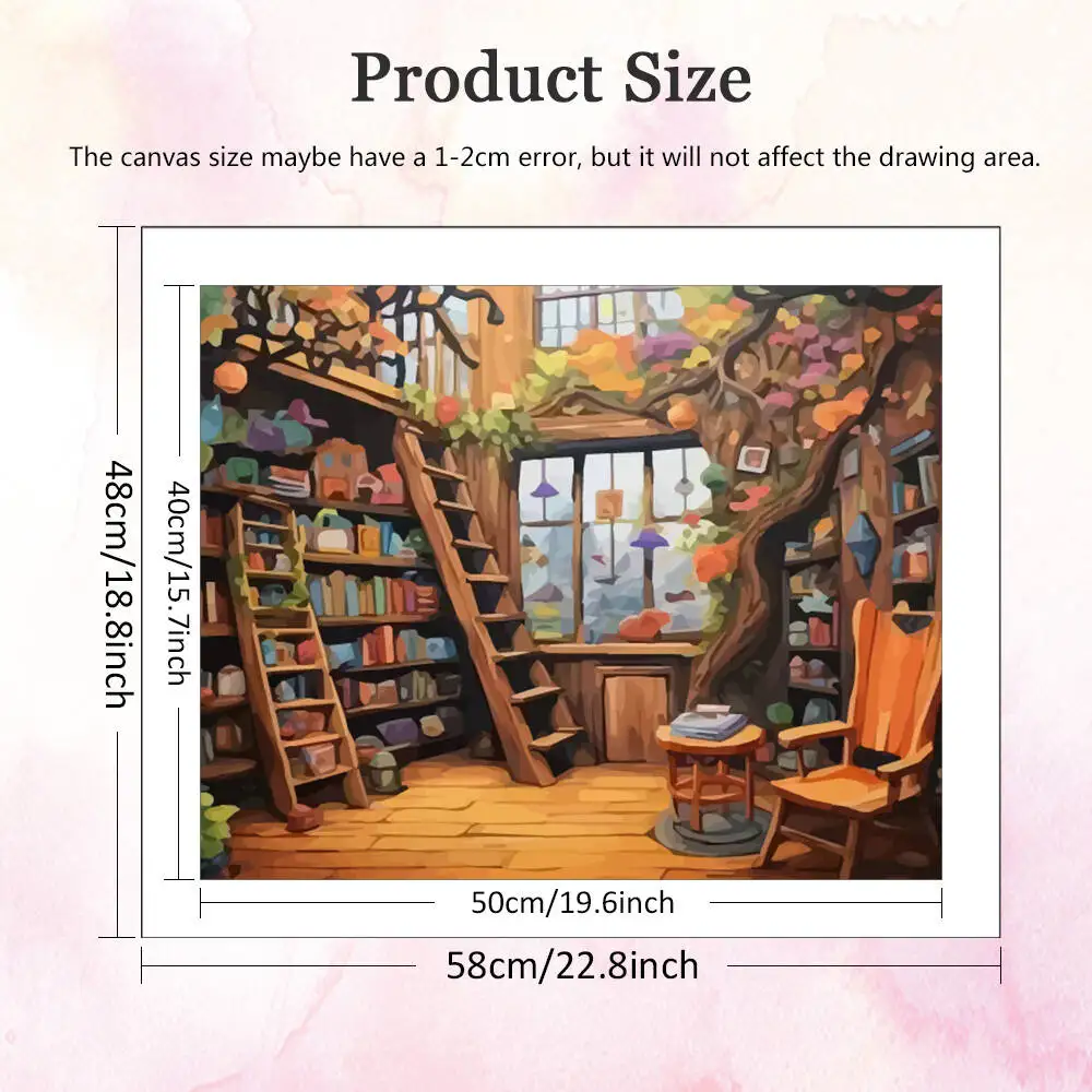 Digital Painting Book DIY Oil Painting By Numbers Room Canvas Kit For Beginner Art Picture Artcraft On Canvas Wall Decor